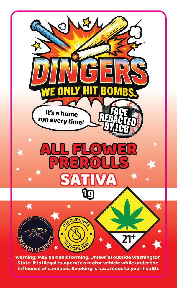 Dingers All Flower Prerolls