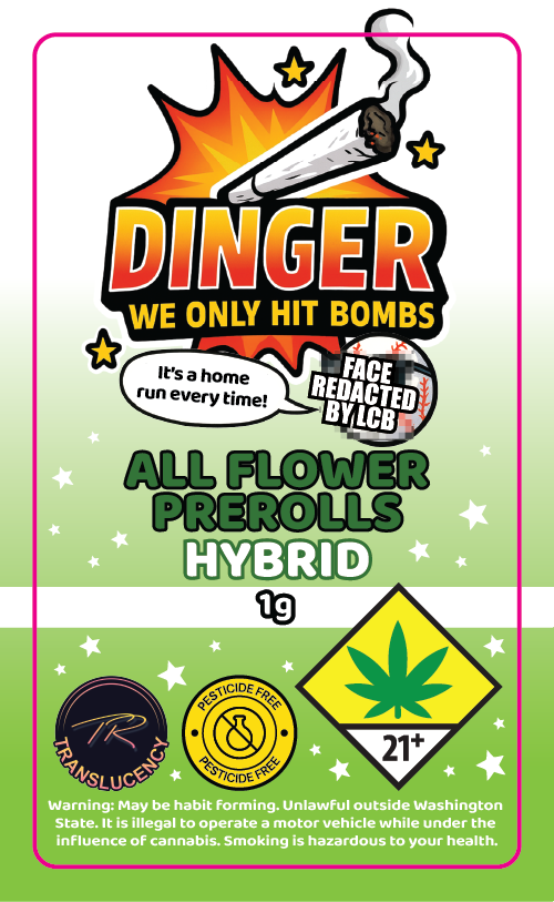 Dingers All Flower Prerolls