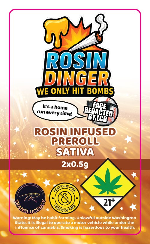 Dingers Rosin Infused Prerolls