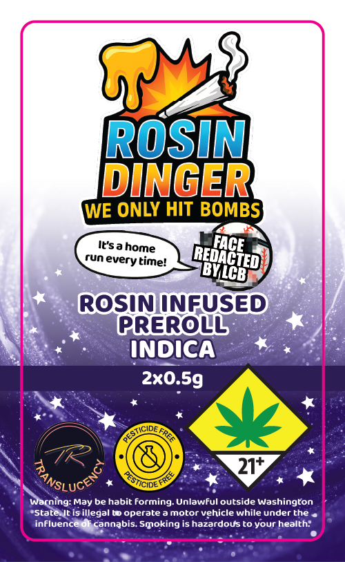 Dingers Rosin Infused Prerolls