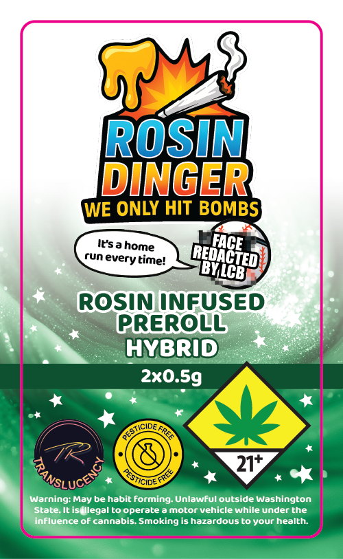 Dingers Rosin Infused Prerolls
