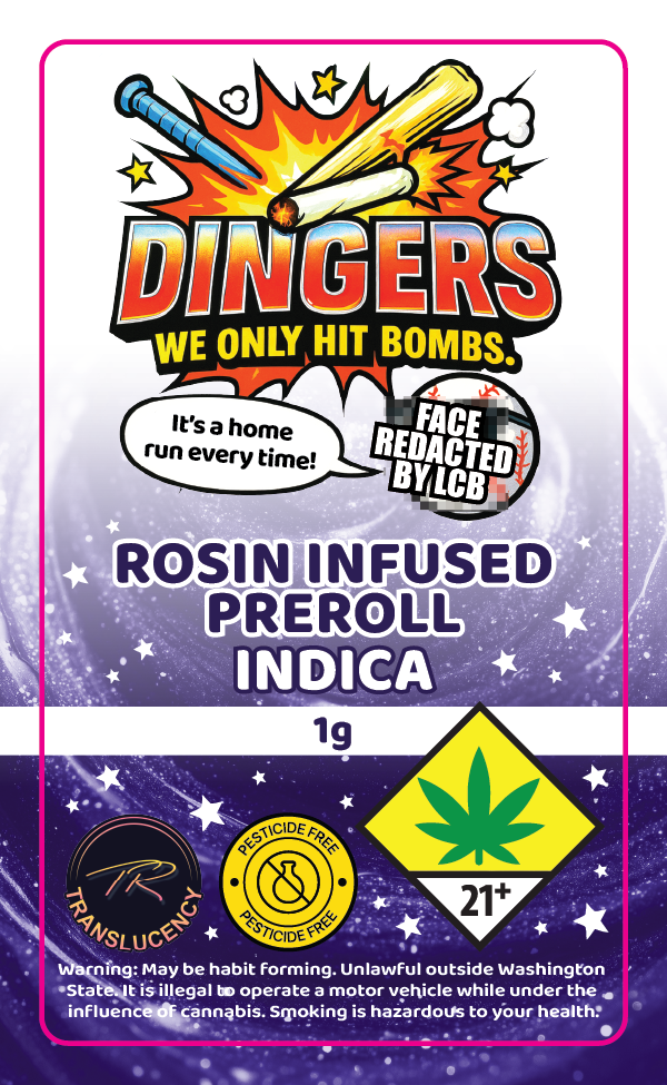Dingers Rosin Infused Prerolls