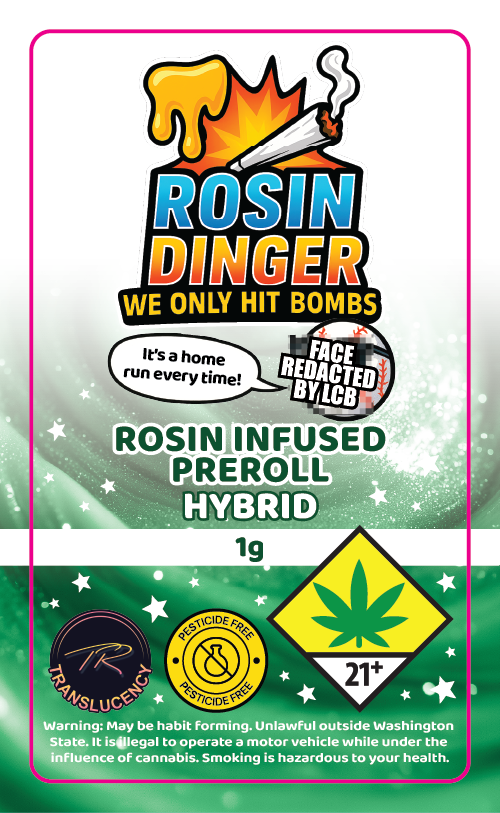 Dingers Rosin Infused Prerolls