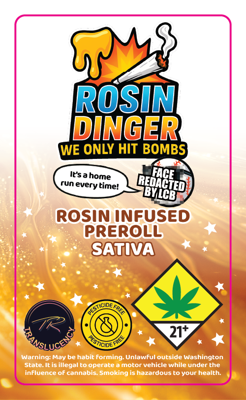 Dingers Rosin Infused Prerolls