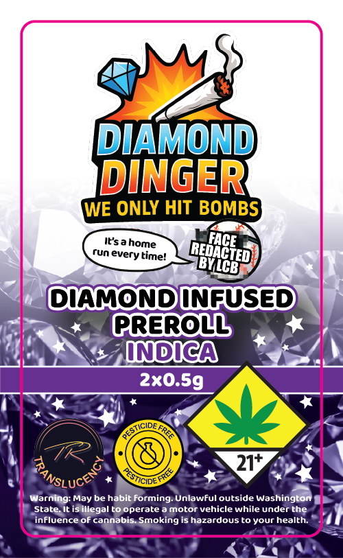 Dingers Diamond Infused Prerolls