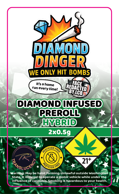 Dingers Diamond Infused Prerolls