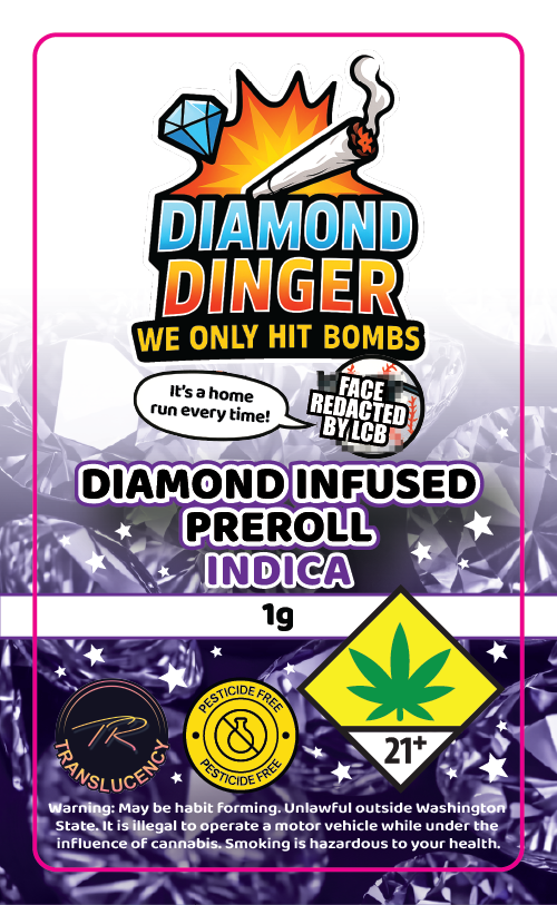 Dingers Diamond Infused Prerolls
