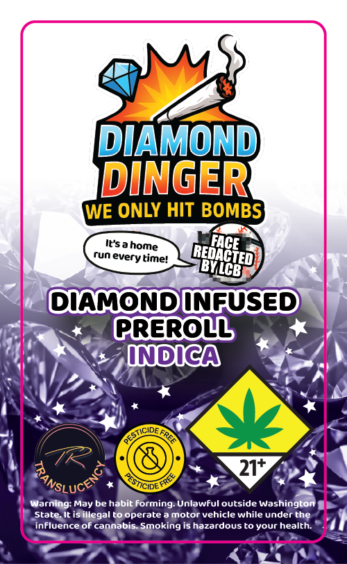 Dingers Diamond Infused Prerolls