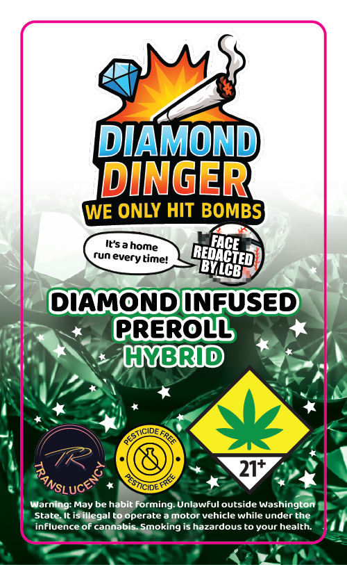 Dingers Diamond Infused Prerolls