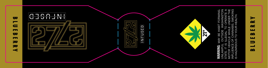 2727 Life Infused Blunt Label
