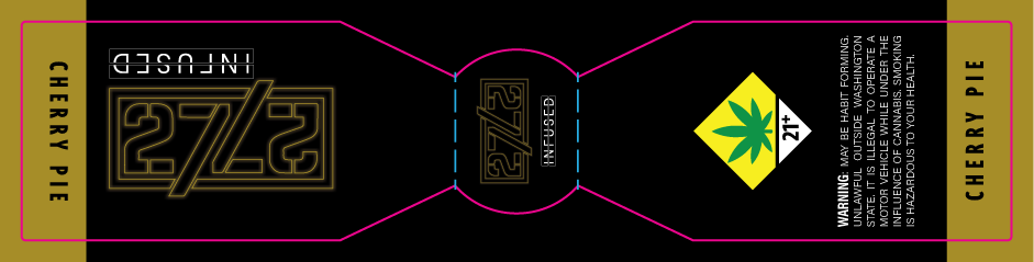 2727 Life Infused Blunt Label