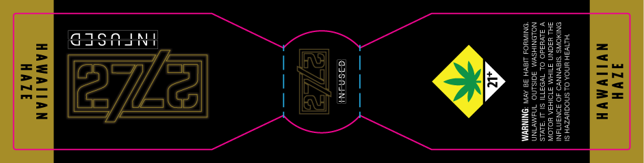 2727 Life Infused Blunt Label