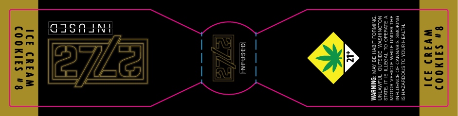 2727 Life Infused Blunt Label