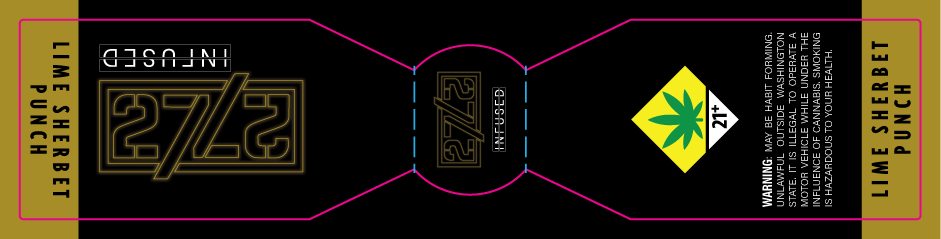 2727 Life Infused Blunt Label