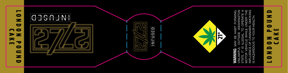 2727 Life Infused Blunt Label