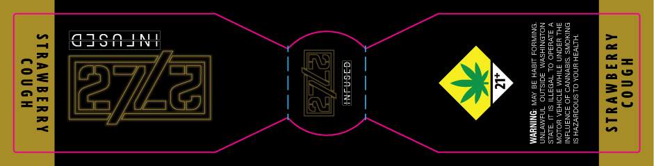 2727 Life Infused Blunt Label