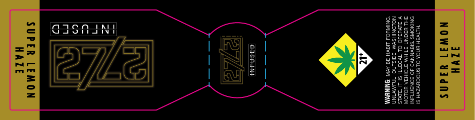 2727 Life Infused Blunt Label