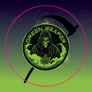 Green Reaper Medium Flower Lid