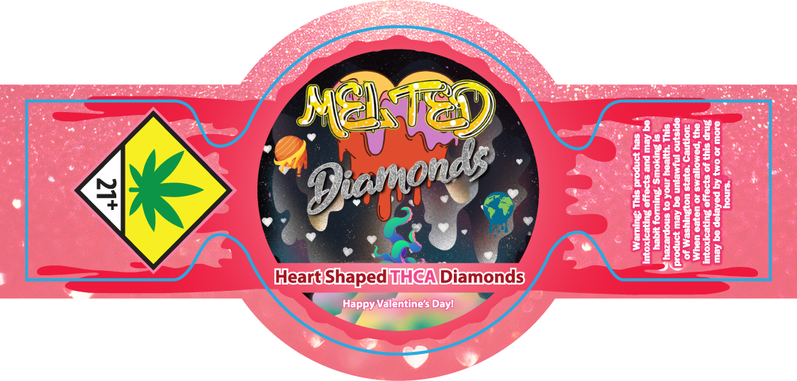 Melted Diamonds Jar Top Holiday Editions