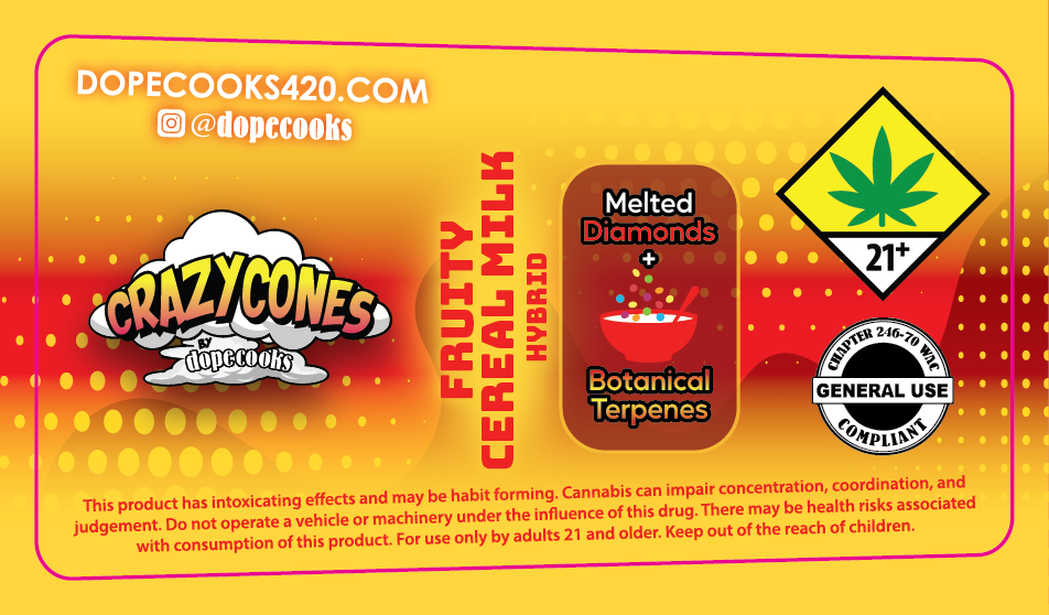 Crazy Cones Flavored Prerolls