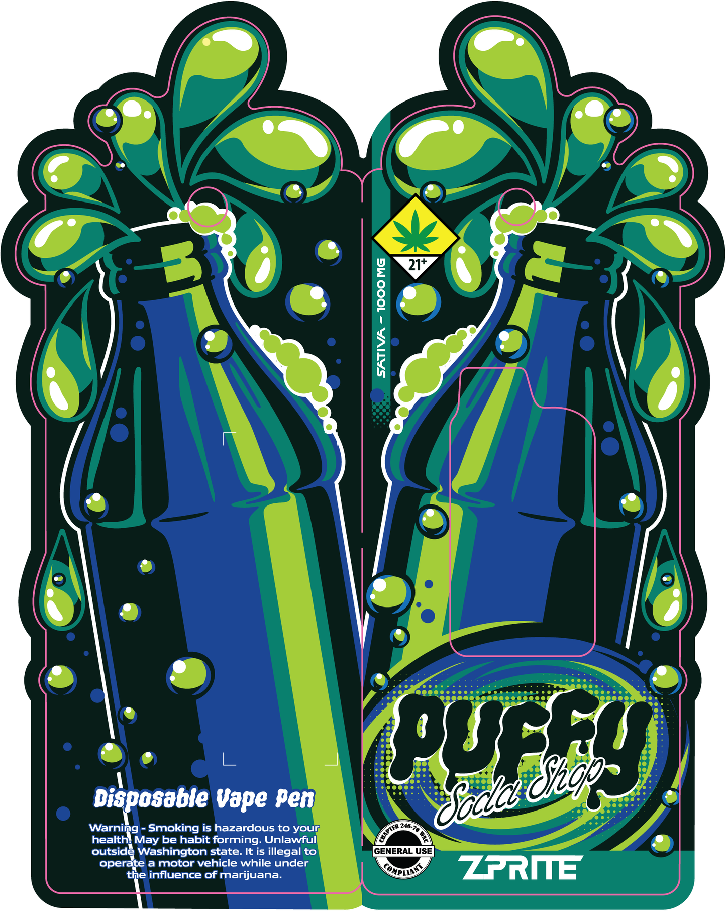 Puffy Soda Shop Disposable