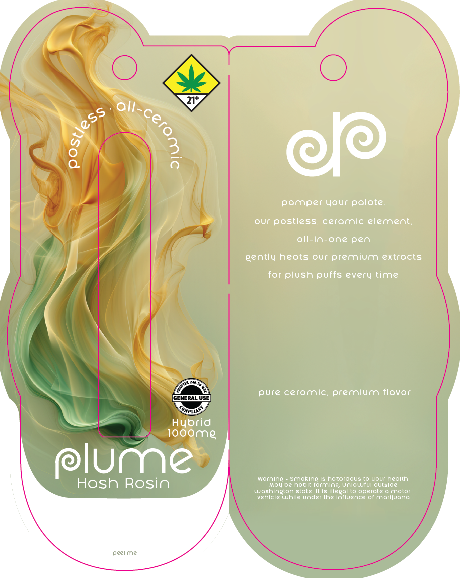 Plume Hash Rosin