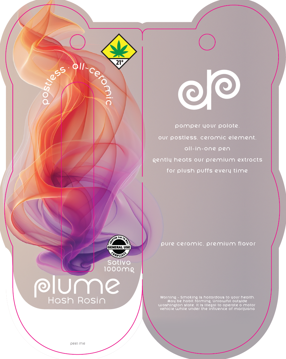 Plume Hash Rosin