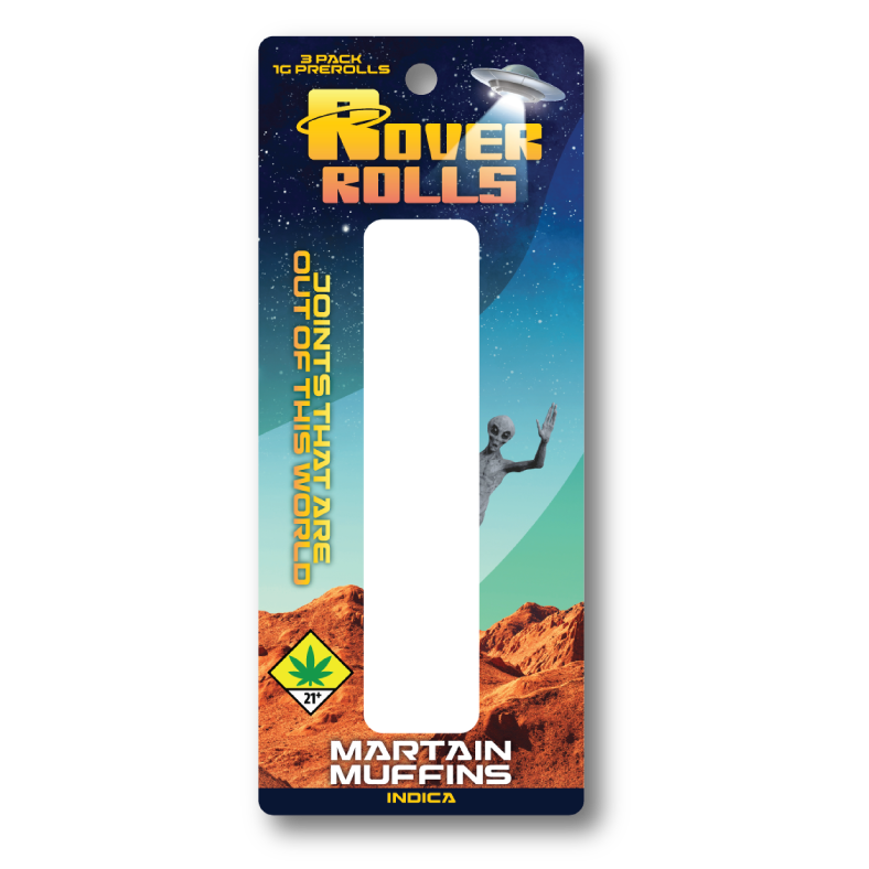 3 Pack Preroll Hole Hang Perforated