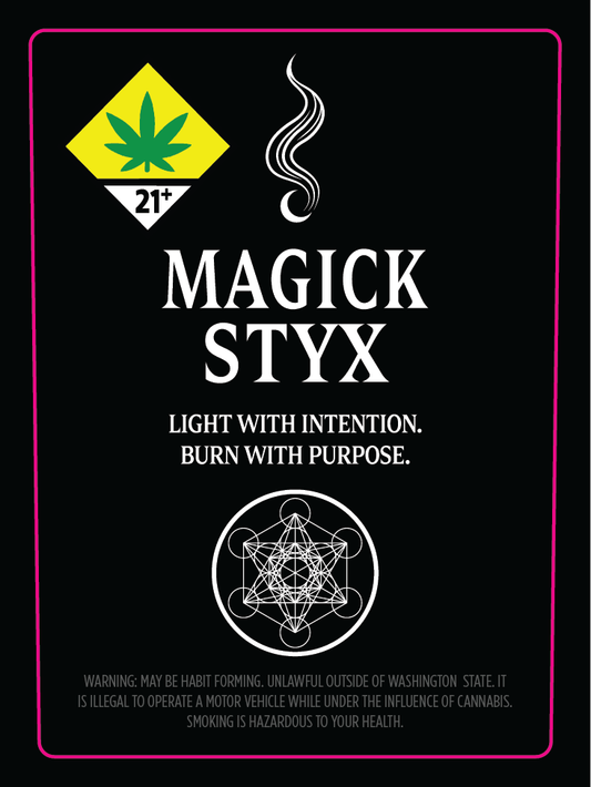 Magick Styx Joint Label Silver