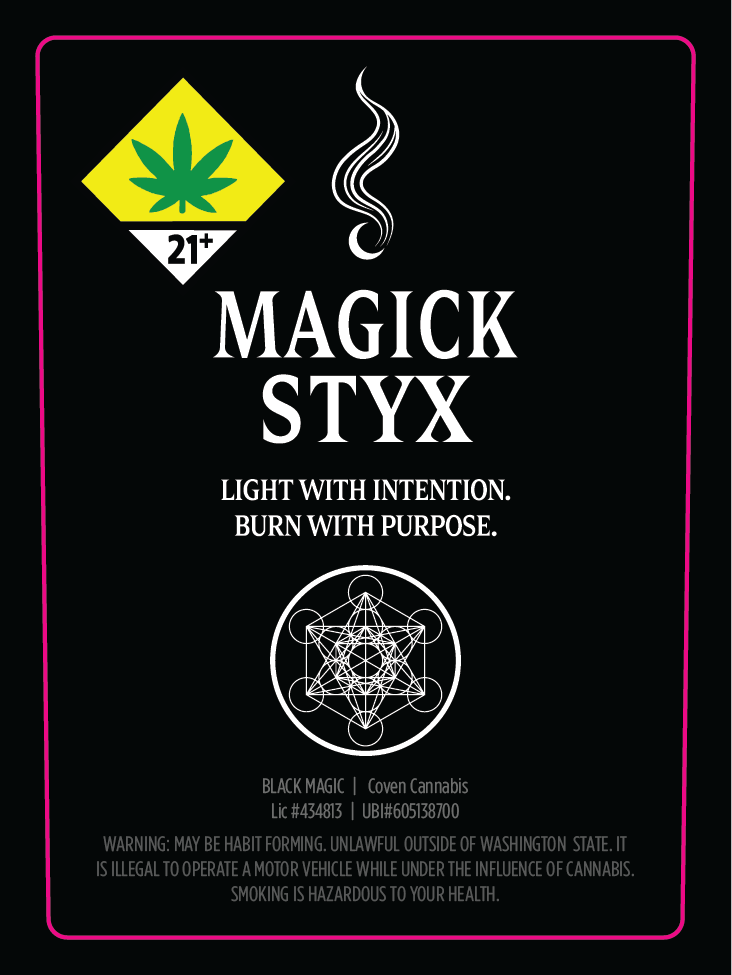 Magick Styx Joint Label Silver