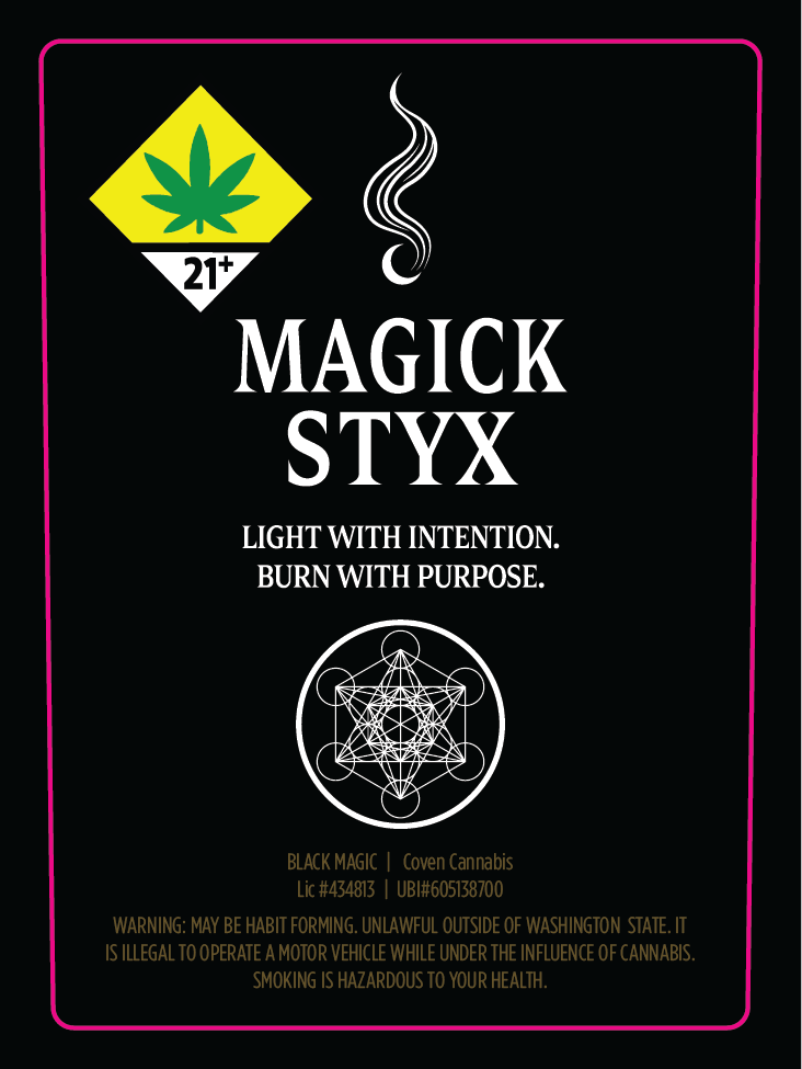 Magick Styx Joint Label Gold