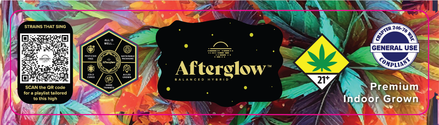 Afterglow Label 2oz Label