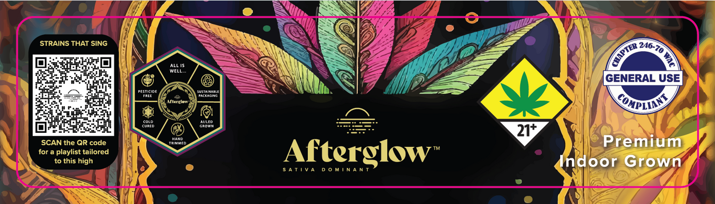Afterglow Label 2oz Label