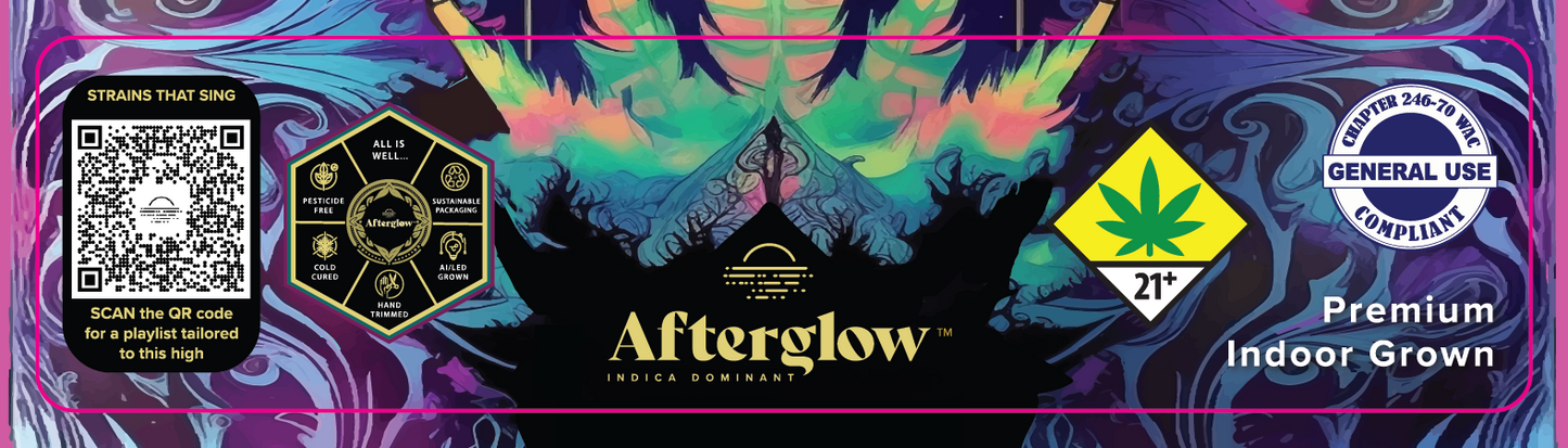 Afterglow Label 2oz Label
