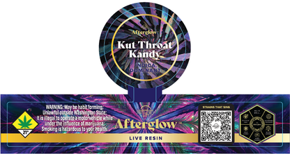 Afterglow Live Resin Jar Labels