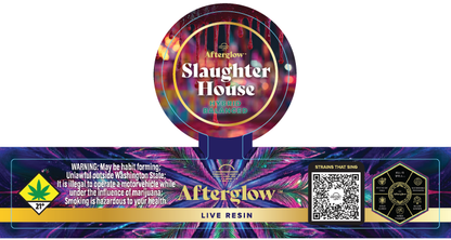Afterglow Live Resin Jar Labels