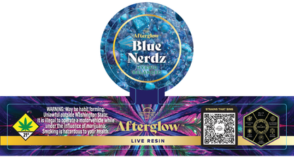 Afterglow Live Resin Jar Labels