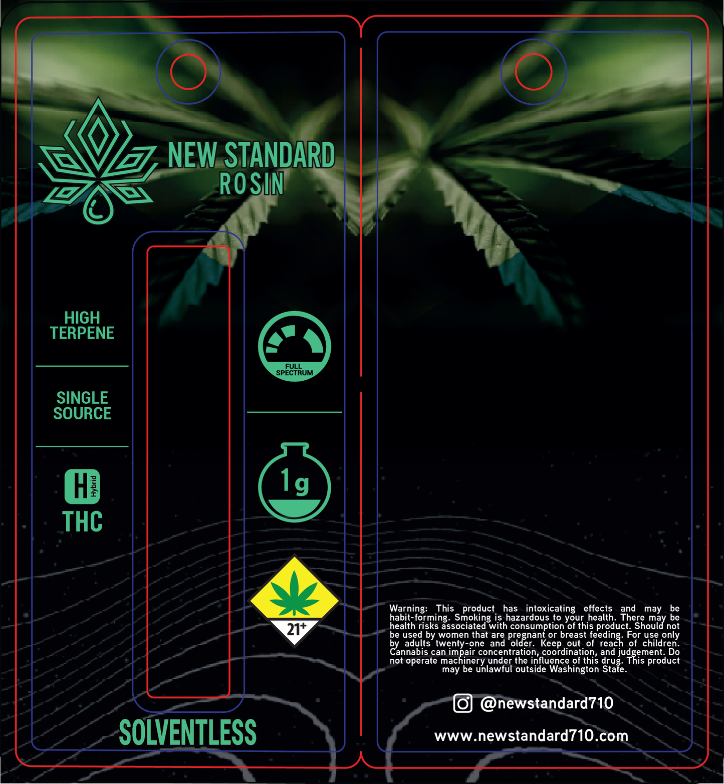 New Standard Labs Leefy Solventless Rosin