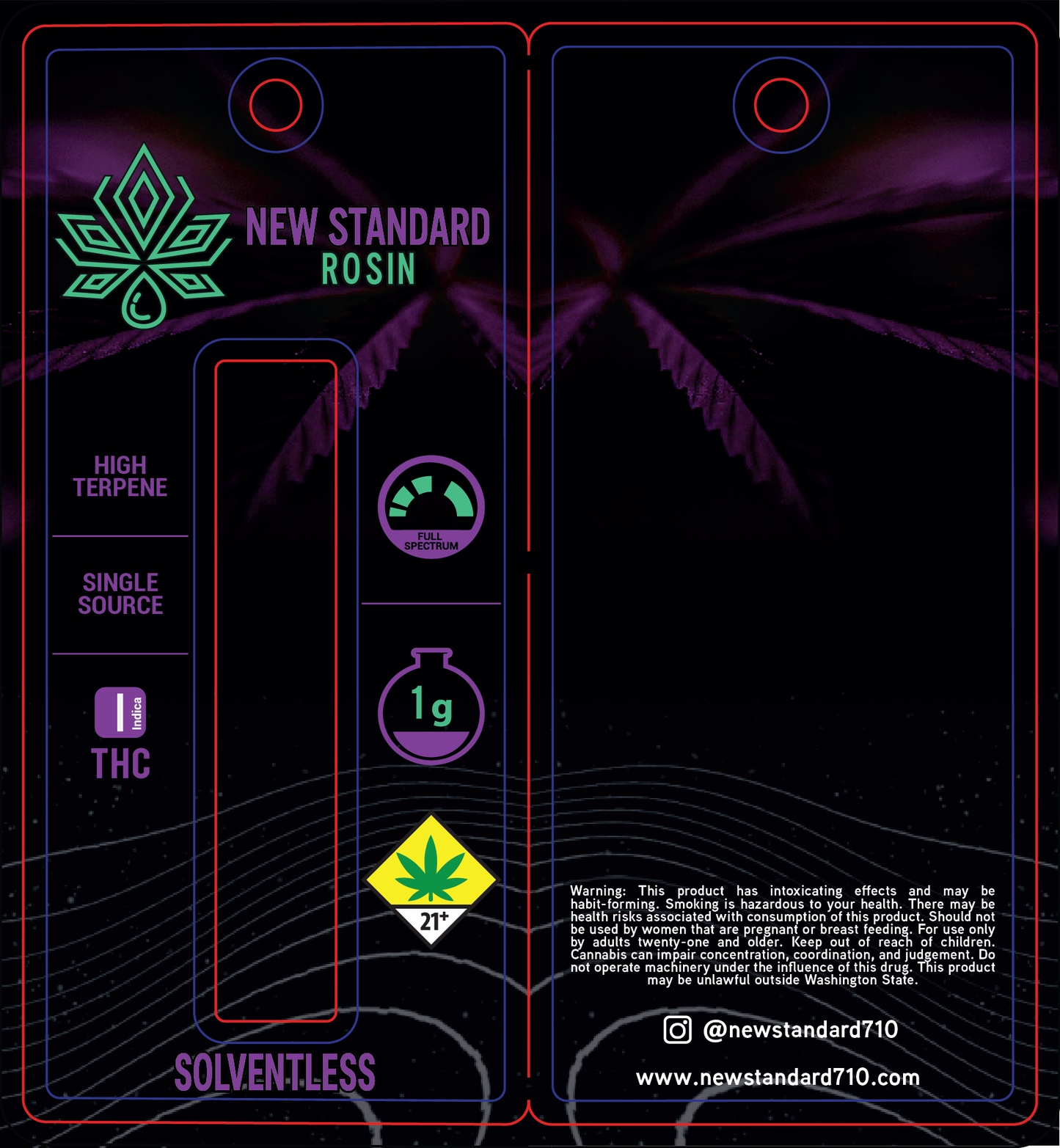 New Standard Labs Leefy Solventless Rosin