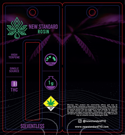 New Standard Labs Leefy Solventless Rosin