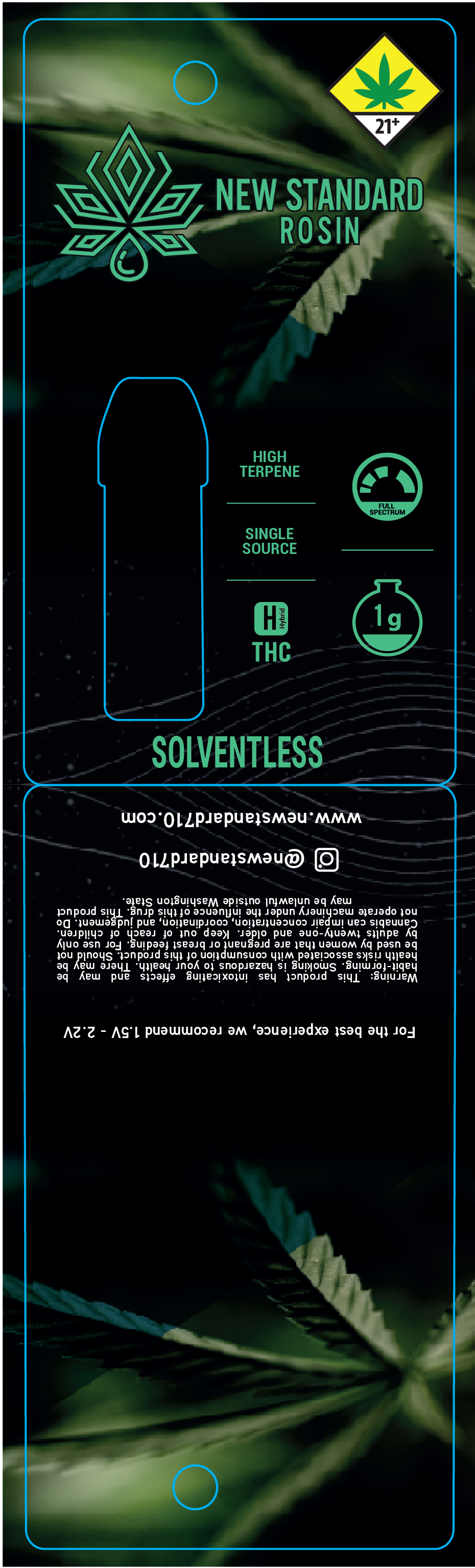 New Standard Labs Vibe Solventless Rosin