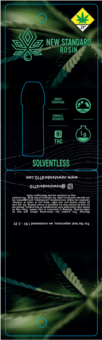 New Standard Labs Vibe Solventless Rosin