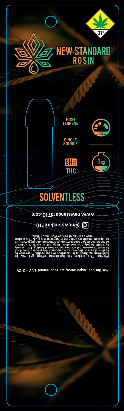 New Standard Labs Vibe Solventless Rosin