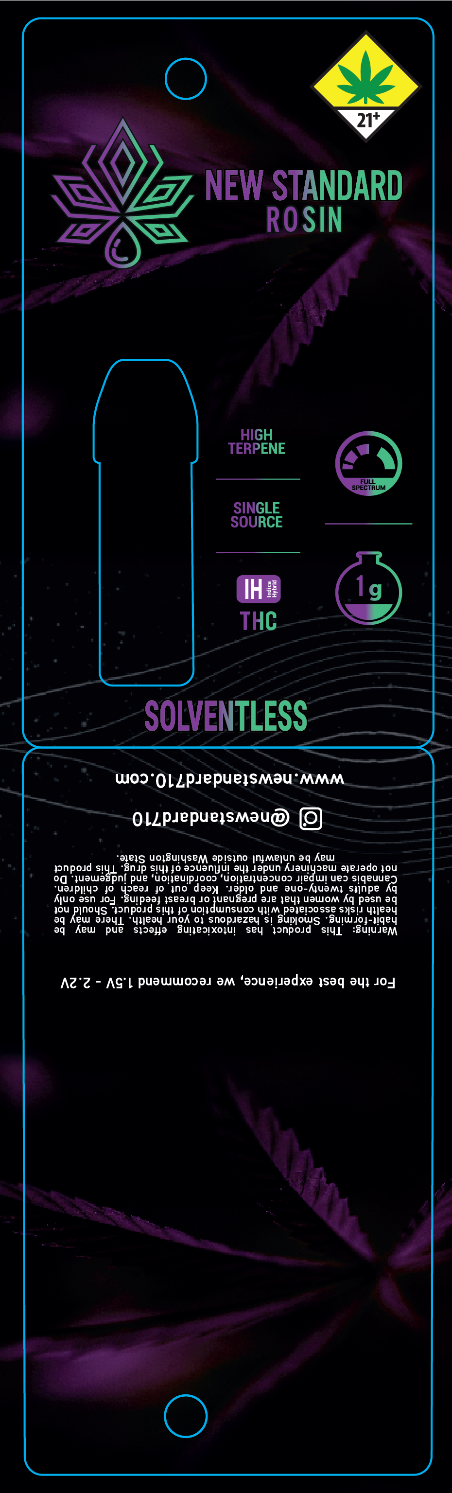 New Standard Labs Vibe Solventless Rosin