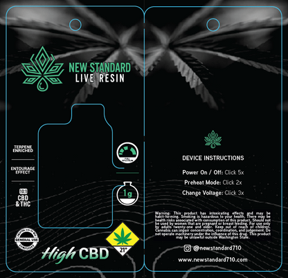 New Standard Labs BZ Disposable