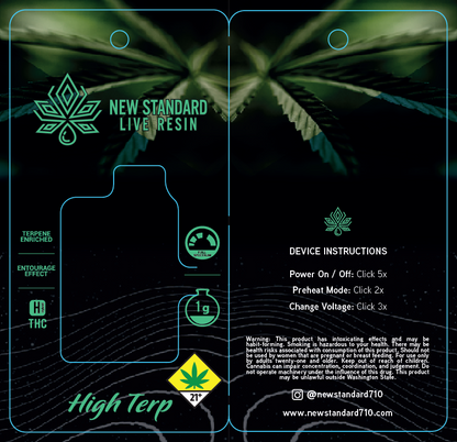 New Standard Labs BZ Disposable