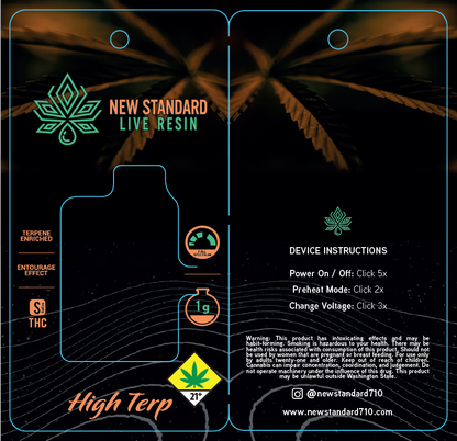 New Standard Labs BZ Disposable