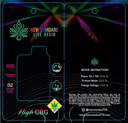 New Standard Labs BZ Disposable