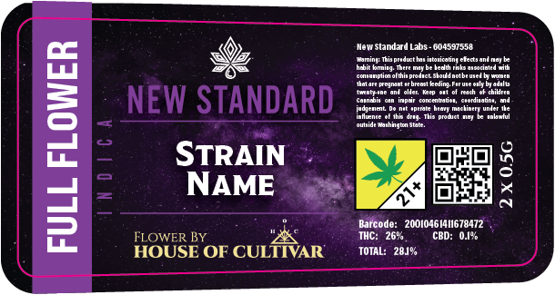 New Standard Labs Prerolls
