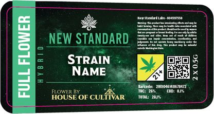 New Standard Labs Prerolls
